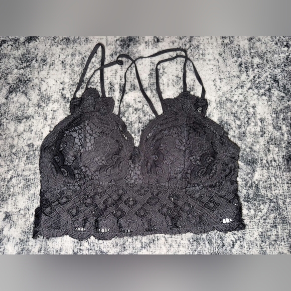 Bralette - Charcoal Lace - Picture 1 of 3